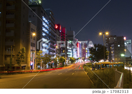 錦糸町、京葉道路の夜 17082313