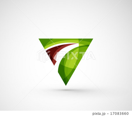 Abstract geometric company logo triangle, arrow 17083660