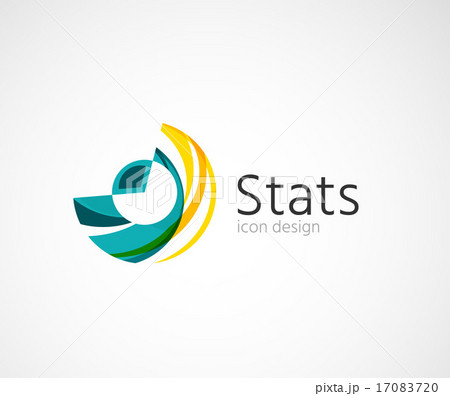 Statistics company logo design. Vector illustration. Statistics company logo design. Vector illustration. 17083720