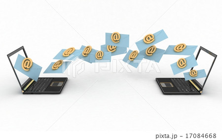 Laptops with incoming letters via e-mail 17084668