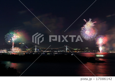 関門海峡の花火 関門海峡の花火 17086142
