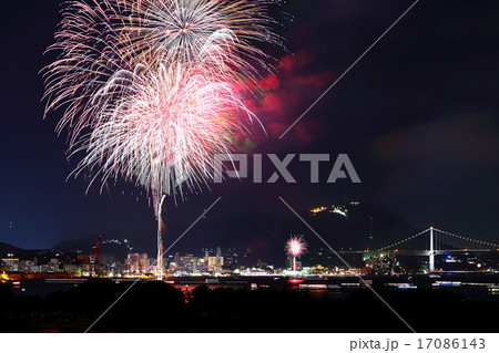 関門海峡の花火 関門海峡の花火 17086143