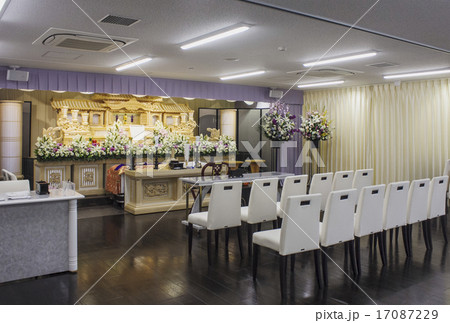 葬儀　祭壇　セレモニー　イメージ素材 17087229