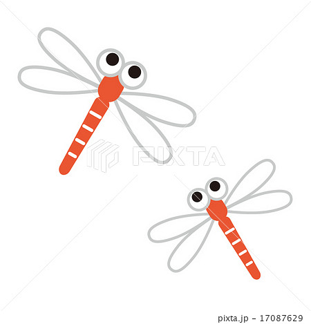 Red Dragonfly Stock Illustration