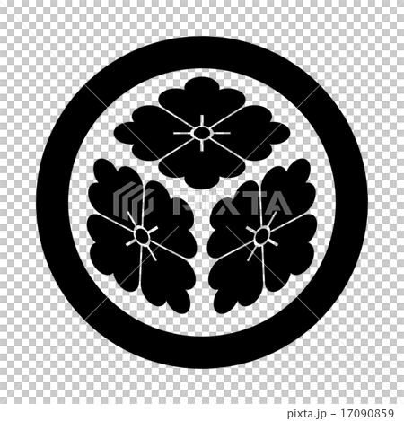 丸に三花菱 丸に三花菱 17090859