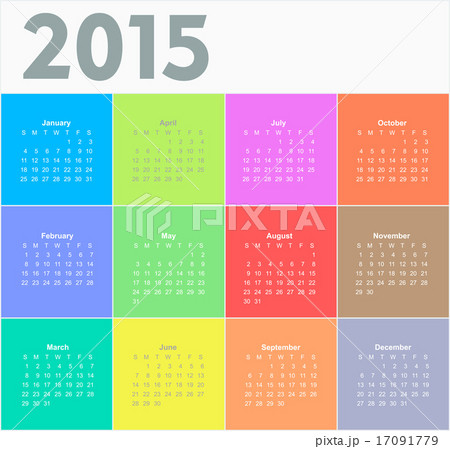 Сalendar for 2015 year Сalendar for 2015 year 17091779