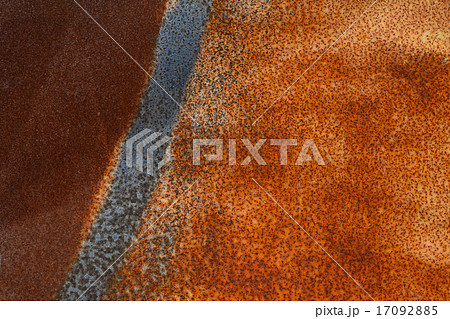 Vintage vivid rust stained corroded metal surface 17092885