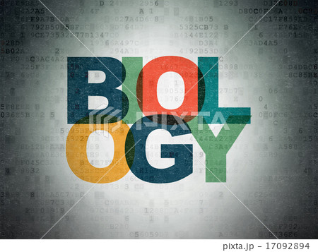 Science concept: Biology on Digital Paper background 17092894