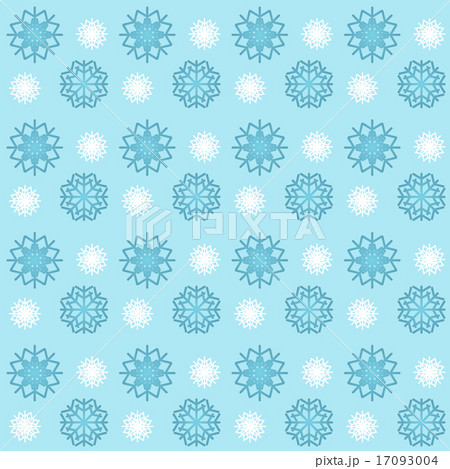 blue and white snowflakes seamless pattern  17093004