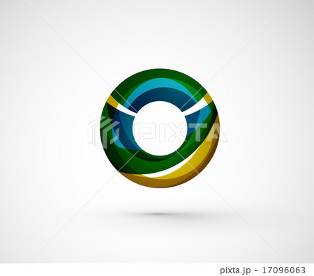 Abstract geometric company logo ring, circle Abstract geometric company logo ring, circle 17096063