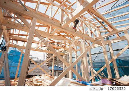 木造住宅の上棟 17096522