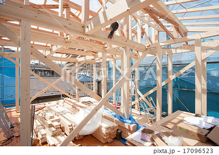 木造住宅の上棟 木造住宅の上棟 17096523