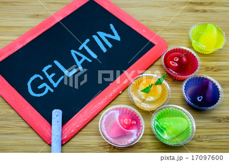 Concept of gelatin used as a gelling agent  17097600