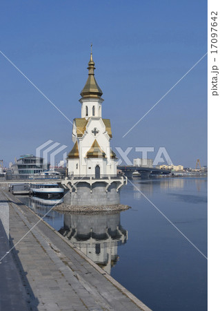 Church of Saint Nicholas on the water in Kiev 17097642