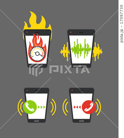 Different smartphone activities illustration 17097730