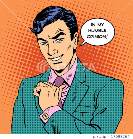 Businessman humble opinion handsome man 17098264