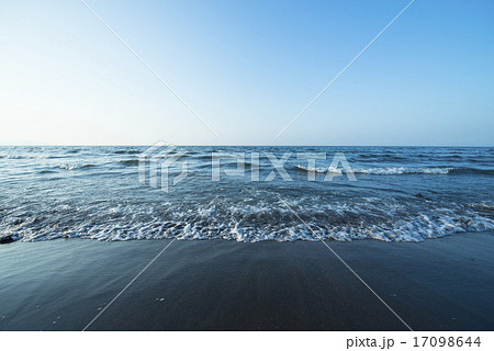 日本海 小樽ドリームビーチ の写真素材