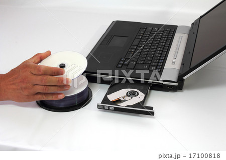 ノートPCでCDに書き込む 17100818