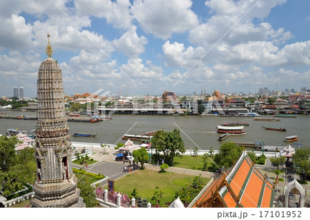 バンコク・ワットアルンとチャオプラヤ川 バンコク・ワットアルンとチャオプラヤ川 17101952