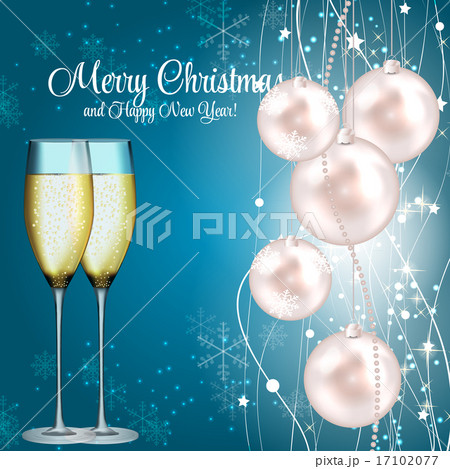 Abstract Beauty Christmas and New Year Background. Vector Illust Abstract Beauty Christmas and New Year Background. Vector Illust 17102077