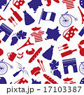 france country theme symbols seamless pattern  17103387