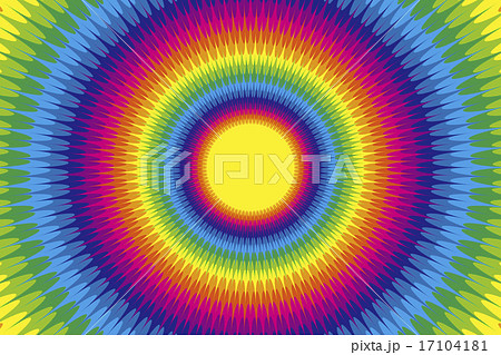 背景素材壁紙 虹 虹色 レインボーカラー 七色 カラフル 爆発 打ち上げ花火 刺 棘 とげ いばら のイラスト素材