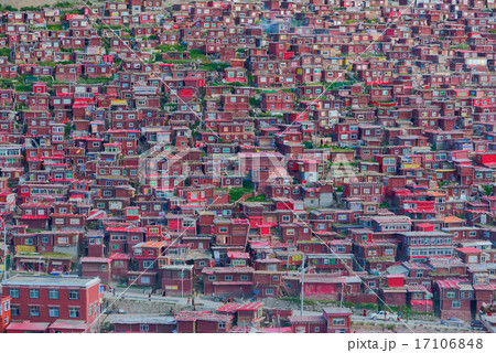 ラルンガルゴンパ　夕方 17106848