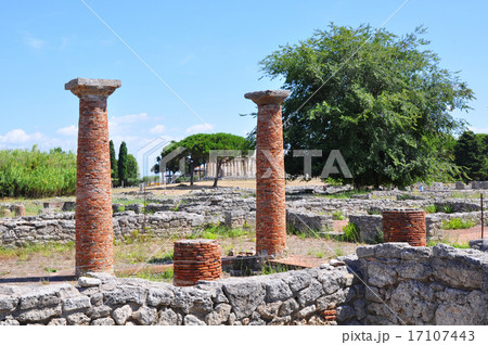Ruins of ancient greek city Paestum, Italy. Ruins of ancient greek city Paestum, Italy. 17107443