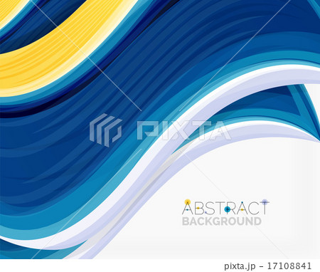 Abstract realistic solid wave background 17108841
