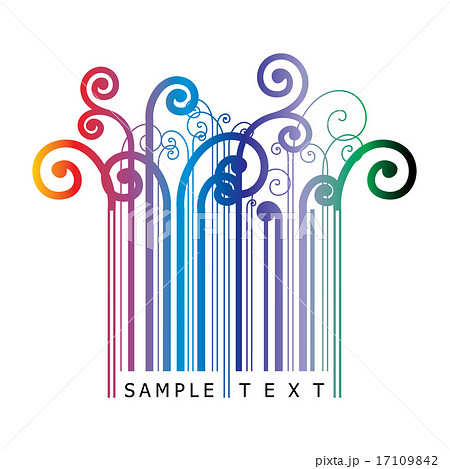floral barcode floral barcode 17109842