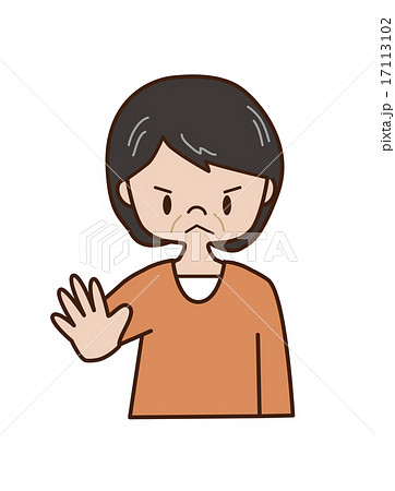 中年女性（ストップ） 17113102