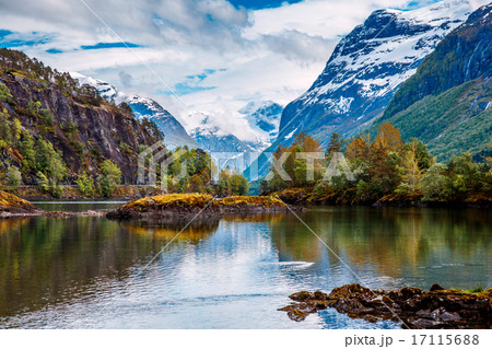 Cruise Ship, Liners On Hardanger fjorden, Norway 17115688