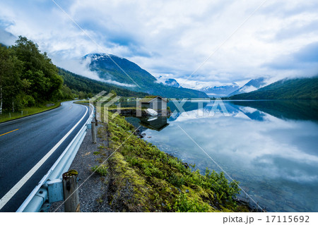 Cruise Ship, Liners On Hardanger fjorden, Norway 17115692