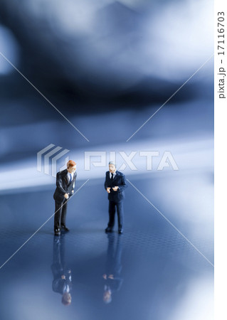Businessman, modern network symbols concept 17116703