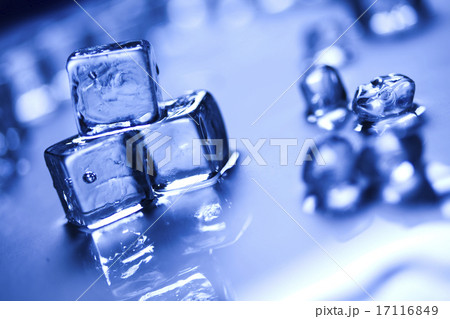 Shiny ice cubes, fresh blue theme 17116849