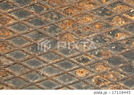 Rusty metal grid Rusty metal grid 17119445