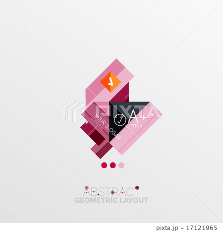 Modern abstract geometric info banner 17121965