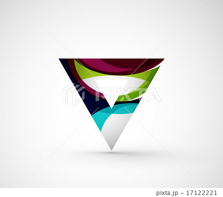 Abstract geometric company logo triangle, arrow 17122221