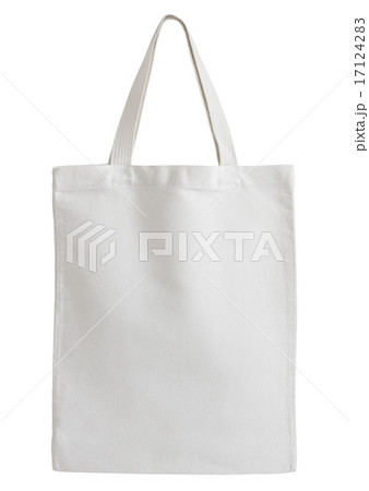 white fabric bag isolated on white white fabric bag isolated on white 17124283