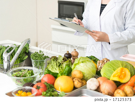 食材と人のイメージ 17125373