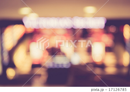 Blurred image of people in shopping mall with bokeh Blurred image of people in shopping mall with bokeh 17126785