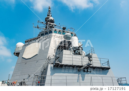 護衛艦きりしまの艦橋(神奈川県横須賀市、海上自衛隊横須賀基地) 17127191