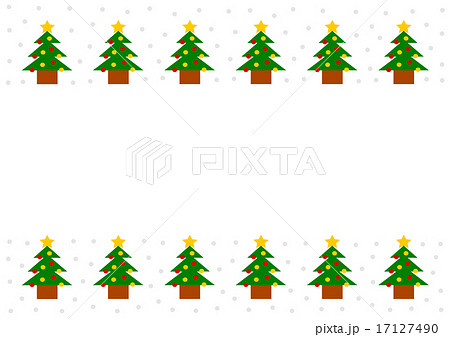 クリスマス フレーム 背景素材のイラスト素材 17127490 Pixta