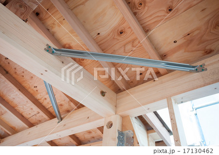 木造住宅の建設現場 木造住宅の建設現場 17130462