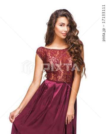 Beautiful woman in evening dress Beautiful woman in evening dress 17133111