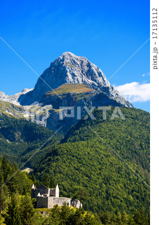 Peak of Mangart - Border Italy Slovenia 17135112