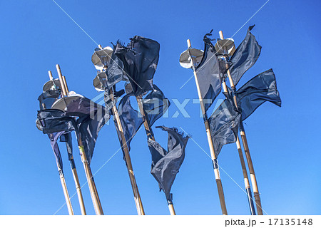 Surface marker buoys of a fishing cutter Surface marker buoys of a fishing cutter 17135148