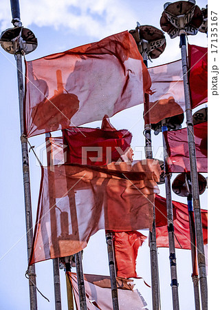 Surface marker buoys of a fishing cutter Surface marker buoys of a fishing cutter 17135167