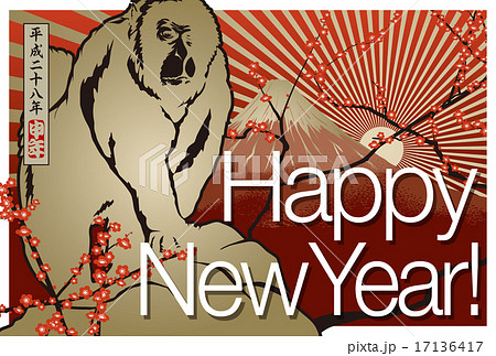 2016年賀状_GoldMonkey 17136417