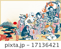 2016年賀状_七福神02_賀詞無し 17136421